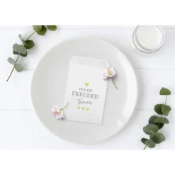 Discount Freudentränen Taschentücher Hüllen - Verpackung für Hochzeit Taschentuch Hochzeitsdeko