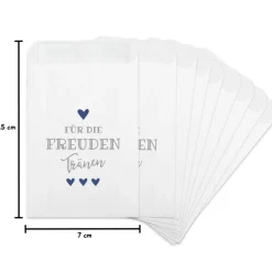 Sale Freudentränen Taschentücher Hüllen - Verpackung für Hochzeit Taschentuch Hochzeitsdeko