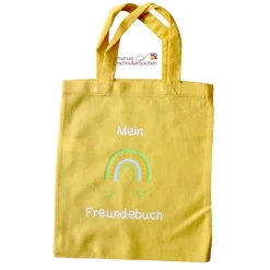 Kindergartentaschen|Manus-Schnullerbacken Freundebuchtasche mit Regenbogen