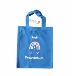 Kindergartentaschen|Manus-Schnullerbacken Freundebuchtasche mit Regenbogen