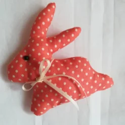 Osterdeko|Design in Stoff Frühlings - Osterdekoration, 3 - teiliges Set, Gans, Hase mit Knickohr und Hase sitzend