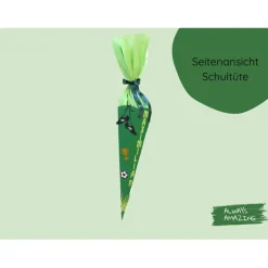 Schultüten|Always Amazing GbR Fußball Schultüten Bastelset  |  Schultüte personalisiert | Bastelset Schultüte für Jungs | Fußball Schultüten