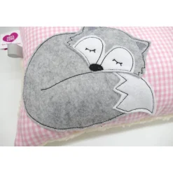 Best Fuchs Füchslein Namenskissen Taufkissen Kuschelkissen Kindergartenkissen Geburtsgeschenk Gastgeschenke