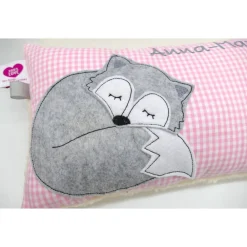 Best Fuchs Füchslein Namenskissen Taufkissen Kuschelkissen Kindergartenkissen Geburtsgeschenk Gastgeschenke