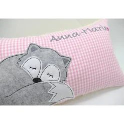 Best Fuchs Füchslein Namenskissen Taufkissen Kuschelkissen Kindergartenkissen Geburtsgeschenk Gastgeschenke