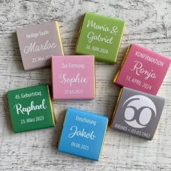 Clearance Gastgeschenk Konfirmation Firmung | Schokolade Schokotäfelchen | personalisiert Gastgeschenke