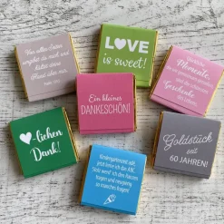 Clearance Gastgeschenk Konfirmation Firmung | Schokolade Schokotäfelchen | personalisiert Gastgeschenke