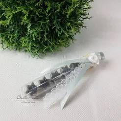Best Gastgeschenk mit 5 Seifensterne i. Reagenzglas - CHRISTROSE - GRAU, Weihnachtsgeschenk, Kundengeschenk, Schafmilchseife Weihnachtsgeschenke