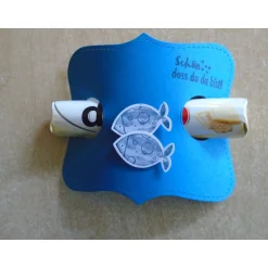 Clearance Gastgeschenk zur Kommunion Konfirmation Duplo Junge Fisch Taufe Gastgeschenke Goodies Goodie  Firmung Stampin  up Gastgeschenke