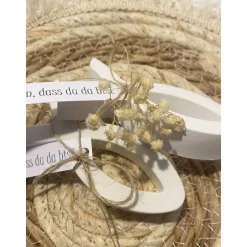 Dekoration|lovelygiftsbyliz Gastgeschenke / Fische - Taufe - Kommunion - Konfirmation - Firmung - „Schön, dass du da bist“ - handgefertigt, Deko