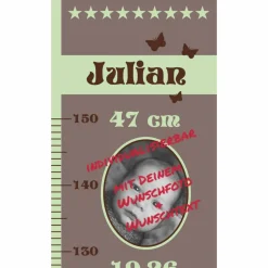 Sale Geburtsdaten Messlatte: Reh - braun grün Geschenke