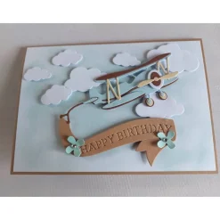 Outlet Geburtstagskarte Flugzeug für den Mann, Hobbyflieger, Glückwunschkarten