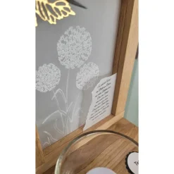 Mutmacher|Peggys Kreativ-Ecke Gedenklicht, Trauerlicht, Geschenk für Trauernde mit Teelichtglas und LED Teelicht