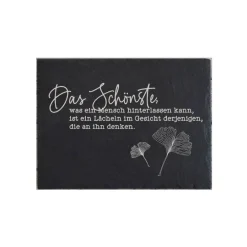 Clearance Gedenkplatte für Grab | Steinplatte mit Gravur | Stein für Grabschmuck | Grabdekoration aus Naturstein | schöner Spruch Gedenksteine