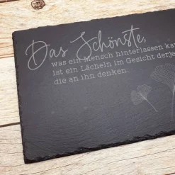 Clearance Gedenkplatte für Grab | Steinplatte mit Gravur | Stein für Grabschmuck | Grabdekoration aus Naturstein | schöner Spruch Gedenksteine