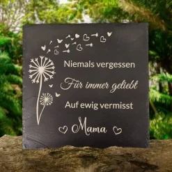 Clearance Gedenktafel/ Grabschmuck aus Schiefer für Hunde Personalisiert Gedenksteine