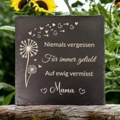 Clearance Gedenktafel/ Grabschmuck aus Schiefer für Hunde Personalisiert Gedenksteine