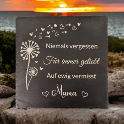Clearance Gedenktafel/ Grabschmuck aus Schiefer für Hunde Personalisiert Gedenksteine