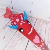 Best Gefilzte Schultüte, "Monster mit Herz" mit  70cm Papprohling Kinder Schultüten