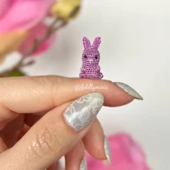 Sale Gehäkelter bunter Mini Osterhase (microcrochet) Osterhasen