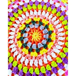 Tischdekoration|Lambela Gehäkeltes Deckchen 37 cm Mandala Boho Stuhlkissen