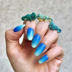 Discount Gehäkeltes Mini Chamäleon (microcrochet) Geschenke