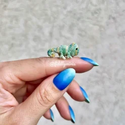 Discount Gehäkeltes Mini Chamäleon (microcrochet) Geschenke