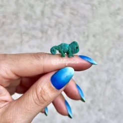 Discount Gehäkeltes Mini Chamäleon (microcrochet) Geschenke