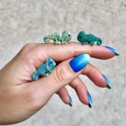 Discount Gehäkeltes Mini Chamäleon (microcrochet) Geschenke