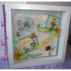 Geldgeschenke|Rosis-KerzenKunst & mehr Geldgeschenk * Bilderrahmen * Taufgeschenk * Shadowbox * Taufe * Geburt * Personalisiert * Taufpate *