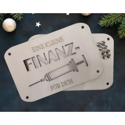 Best Geldgeschenk - Finanzspritze / Geld schenken / Geschenkverpackung / Geschenkidee / Verpackung für Geld/Geburtstagsgesche Geldgeschenke