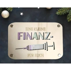 New Geldgeschenk - Finanzspritze / Geld schenken / Geschenkverpackung / Geschenkidee / Geschenke für Männer / Geburtstagsges Geldgeschenke