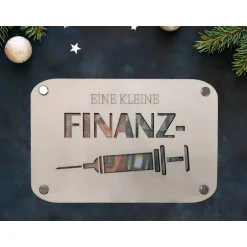 New Geldgeschenk - Finanzspritze / Geld schenken / Geschenkverpackung / Geschenkidee / Geschenke für Männer / Geburtstagsges Geldgeschenke