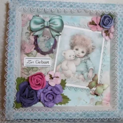 Geldgeschenke|Rosis-KerzenKunst & mehr Geldgeschenk * Geburt * Babyparty * Taufe * Deko zur Taufe/Geburt/Babyparty * 3D-Shadowbox *