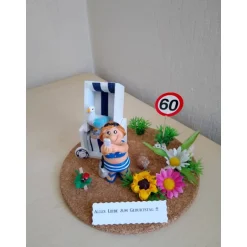 Clearance Geldgeschenk 60. Geburtstag Frau – Relaxen im Strandkorb Garten Deko Rente Freizeit Geldgeschenke