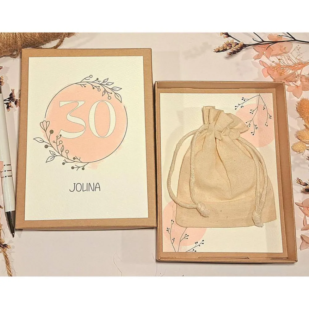 Discount Geldgeschenk 30. Geburtstag personalisiert | Geschenkbox für Frauen | Geburtstagsgeschenk mit Name und Glückwunschkarte Geschenke Für Frauen