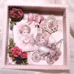 Outlet Geldgeschenk * Taufe * Geburt * Babyparty * Deko zur Taufe/Geburt/Babyparty * 3D-Shadowbox * Geldgeschenke