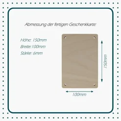Best Geldgeschenk aus Holz, Wunscherfüller, Geschenkverpackung, Weihnachten, personalisierbar Geldgeschenke