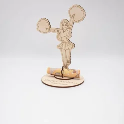 Outlet Geldgeschenk Cheerleader - aus Holz personalisiert Geldgeschenke