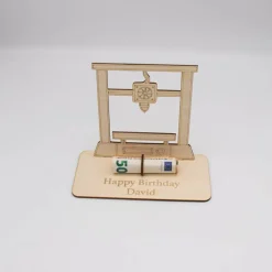 Sale Geldgeschenk 3D Drucker - aus Holz personalisiert Geldgeschenke