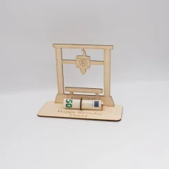 Sale Geldgeschenk 3D Drucker - aus Holz personalisiert Geldgeschenke