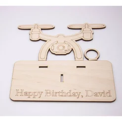 Sale Geldgeschenk Drohne - aus Holz personalisiert Geldgeschenke