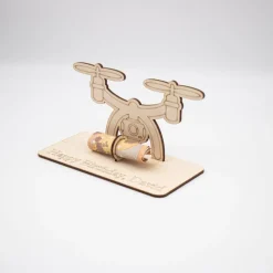 Sale Geldgeschenk Drohne - aus Holz personalisiert Geldgeschenke