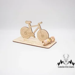 Best Geldgeschenk Fahrrad - aus Holz personalisiert Geldgeschenke