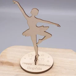 Sale Geldgeschenk für Mädchen - Ballerina - aus Holz personalisiert Geldgeschenke