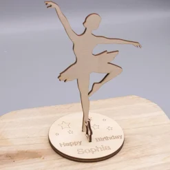 Sale Geldgeschenk für Mädchen - Ballerina - aus Holz personalisiert Geldgeschenke