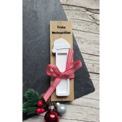 Best Geldgeschenk "Frohe Weihnachten" ~ Geschenkverpackung Schokoriegelhalter ~ Mitbringsel Nikolaus Geldgeschenke