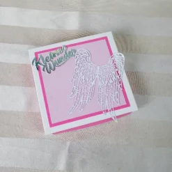 Geldgeschenke|DieGeschenkebox Geldgeschenk Geburt, Taufe, mit Schutzengel, personalisierbar, Mädchen rosa, Geschenk zur Geburt