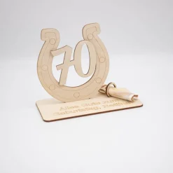 Sale Geldgeschenk 70.Geburtstag - aus Holz personalisiert Geldgeschenke