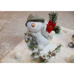 New Geldgeschenk, Geldverpackung zu Weihnachten mit einem lustigen Schneemann und einer Weihnachtsmaus Geldgeschenke